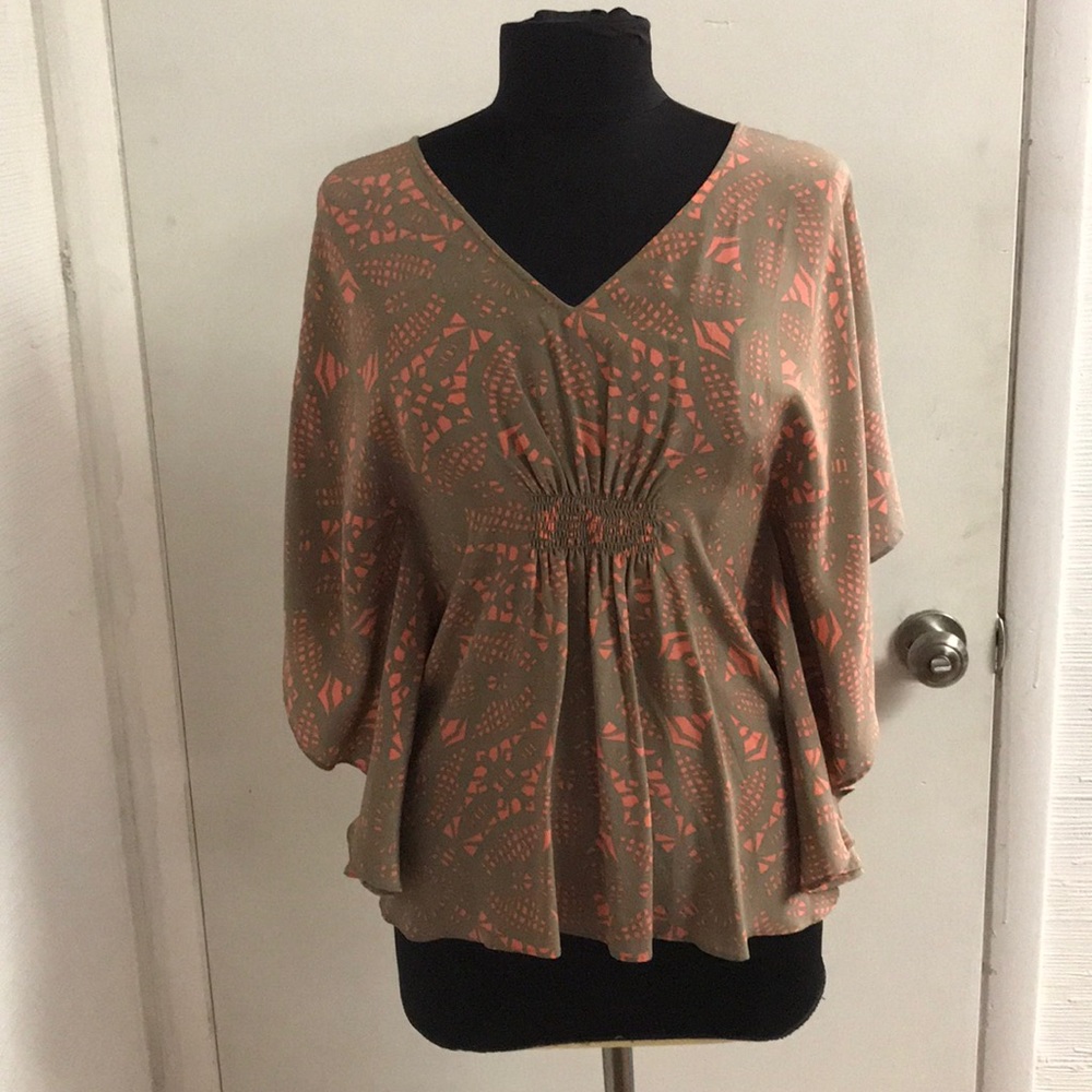 Addison abstract blouse